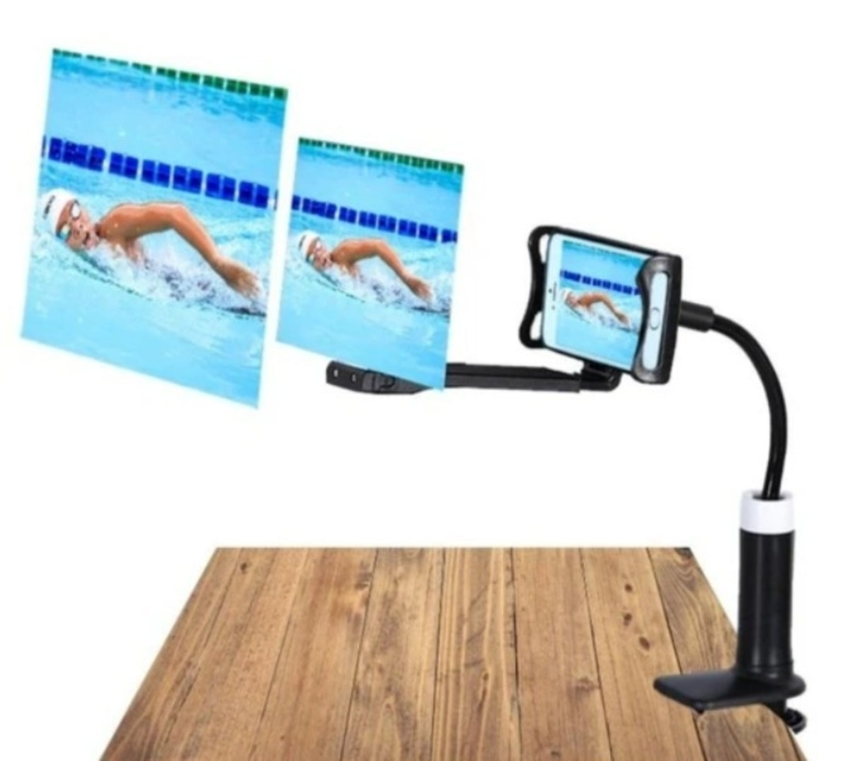 12 Mobile Phone HD Projection 3D Magnifier with Stand