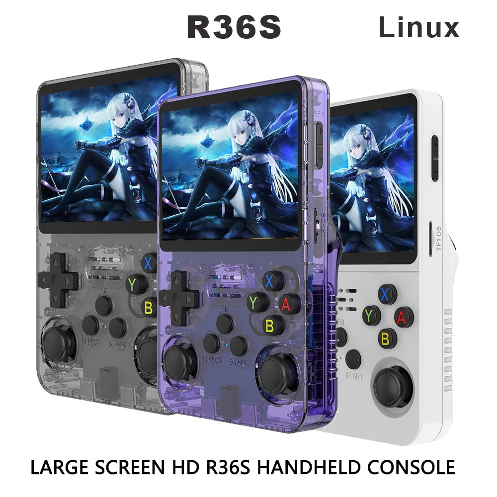 2023 New R36S Retro Handheld Video Game Console Linux System 3.5 Inch IPS Screen Mini Video Player 128GB Classic Gaming Emulator - Image 9
