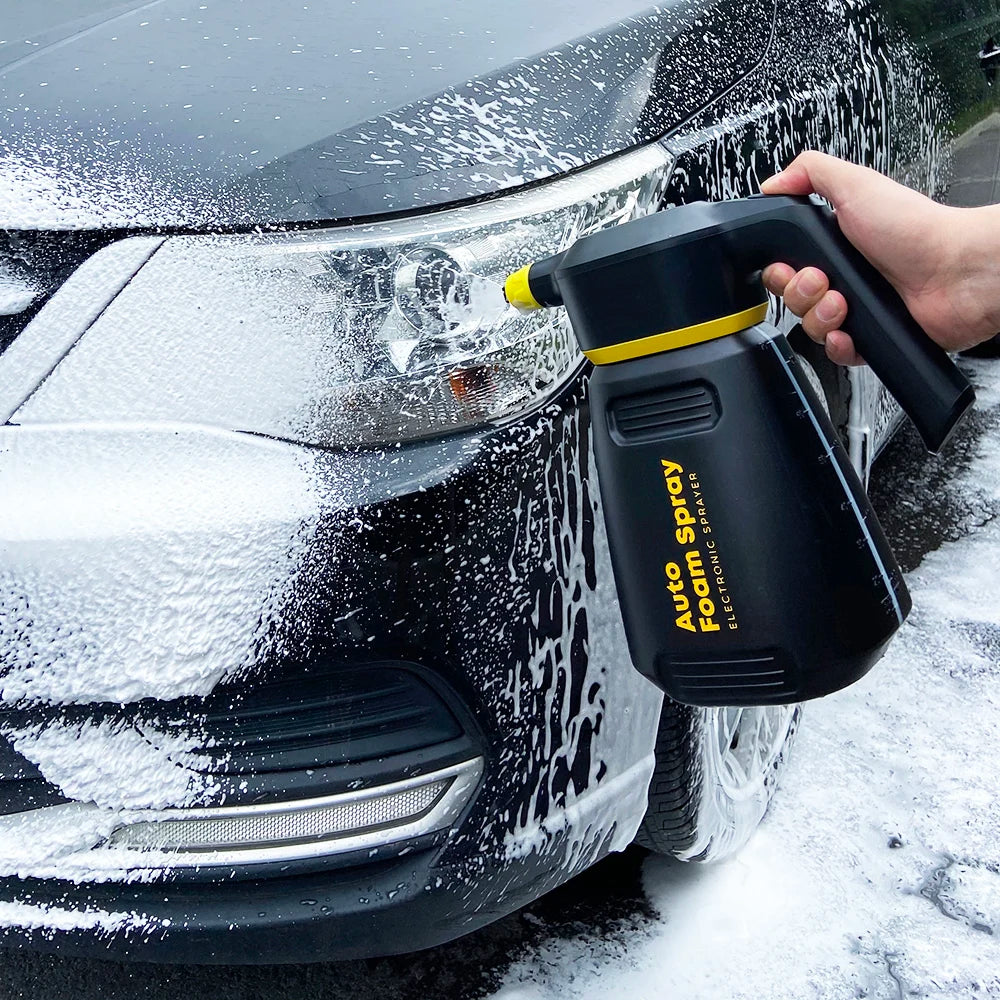 Electric Foam Sprayer Car Wash Motorcycle Clean Detailing Snow Cannon High Pressure Water Gun Generator Lance Wap Manual - Image 3