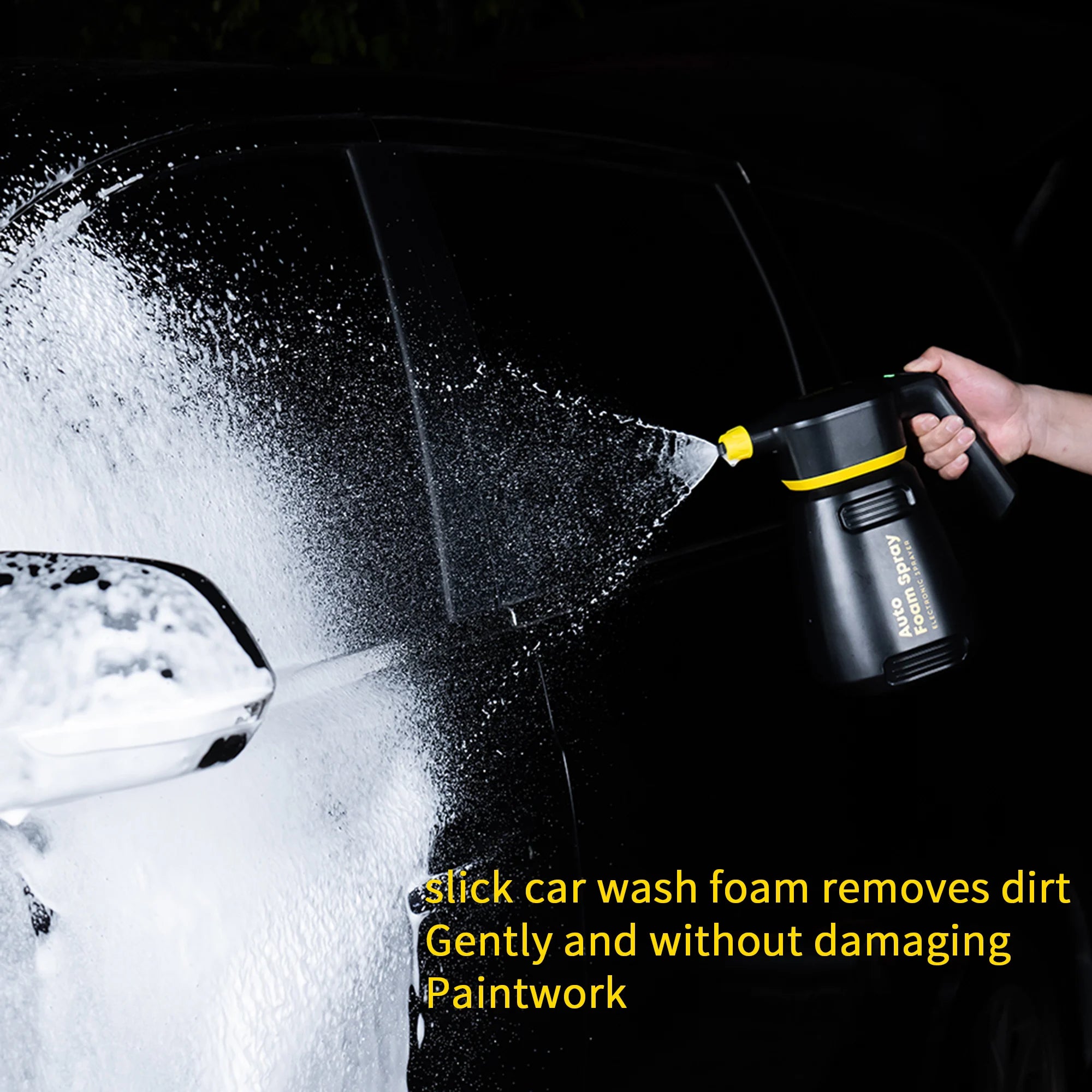 Electric Foam Sprayer Car Wash Motorcycle Clean Detailing Snow Cannon High Pressure Water Gun Generator Lance Wap Manual - Image 5