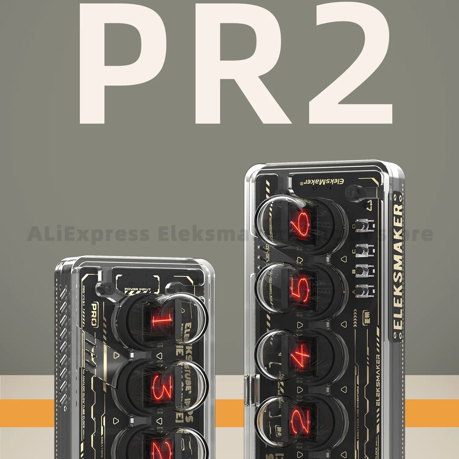 EleksMaker EleksTube IPS PR1 PR2 6-Bit IPS Retro Glows Analog Nixie Tube elekstube clock - Image 3