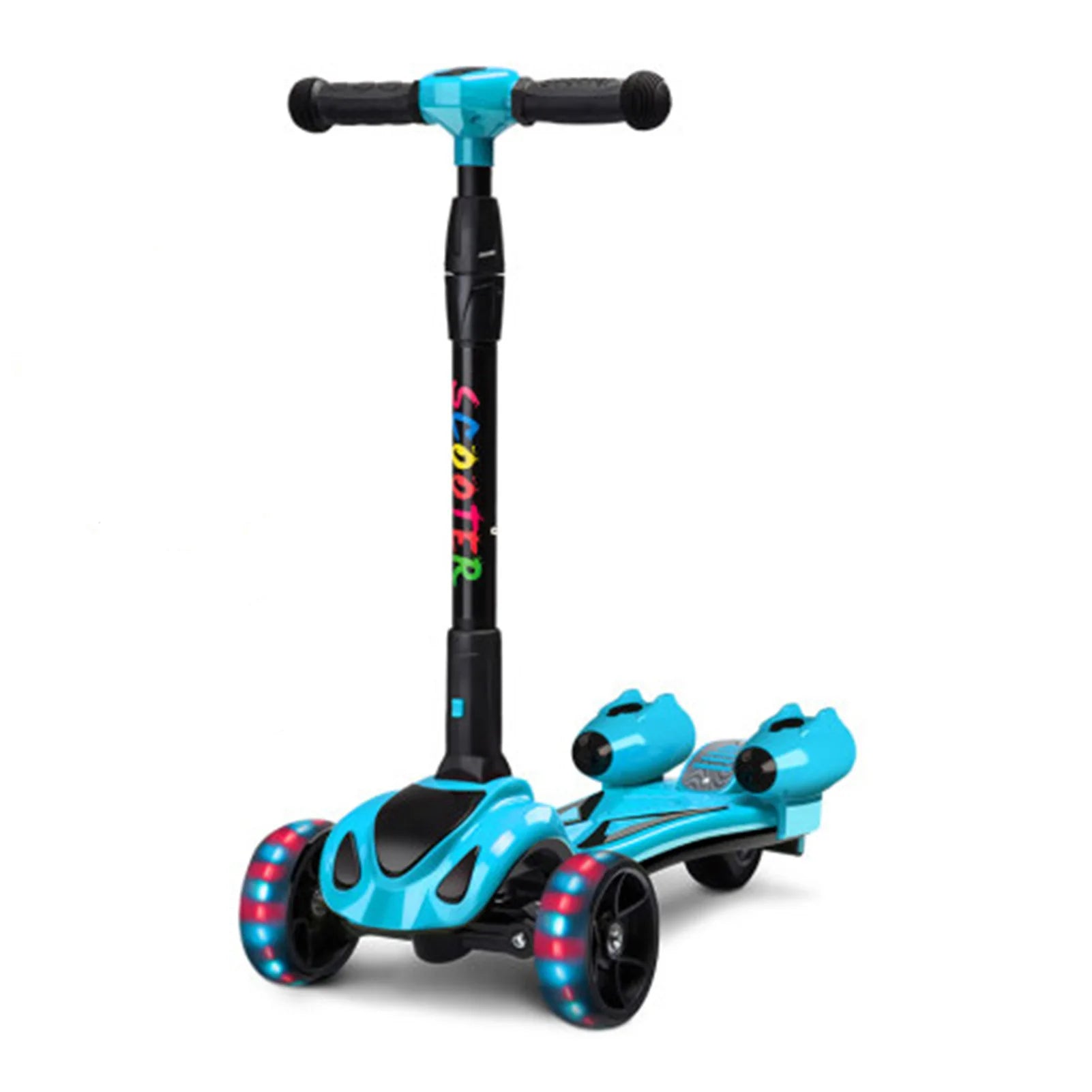 Folding Adjustable Kick Scooters for Kids, 3 Wheel Electric Light Spray, Children's Foot Scooters, High Quality - Image 11