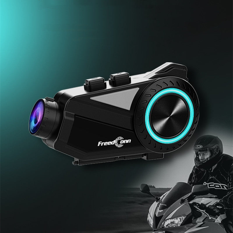 Motorcycle Helmet Intercom Bluetooth Headset Driving Recorder R3 - Image 2