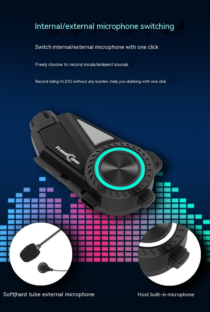 Motorcycle Helmet Intercom Bluetooth Headset Driving Recorder R3 - Image 5