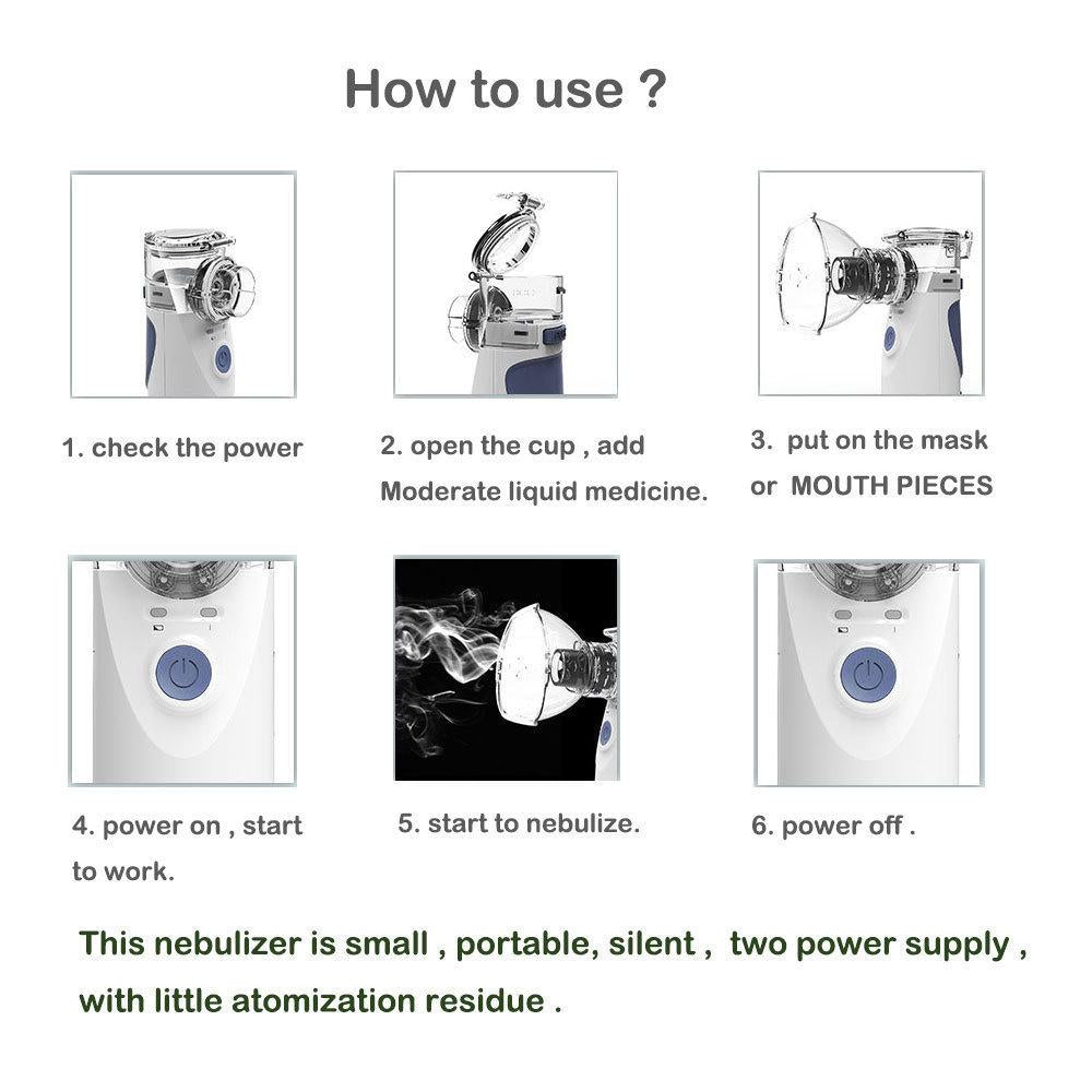 Portable Handheld Nebulizer Mist Inhaler and Atomizer - Image 6
