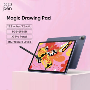 XPPen Magic Drawing Pad 12.2 inch Tablet Android 8GB/256GB 8000mAh with X3 Pro Pencil (16K Pressure/No Charging) Graphics Tablet